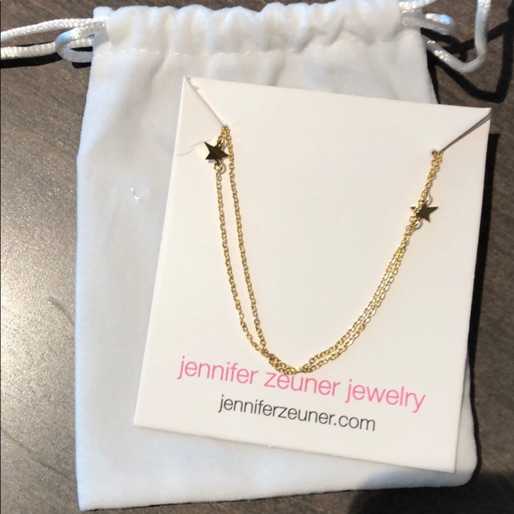 Brand new Jennifer Zeuner gold necklace